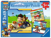 Ravensburger - Puzzle Enfant - Puzzles 3x49 p - Héros à fourrure - Pat'Patrouille - Dès 5 ans - 09369