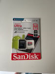 sandisk - cards 64gb sandisk ultra microsdxc+ sd 120mb/s a1 class 10 uhs-