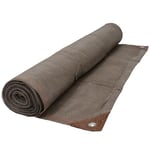 Brise vue jardin - Brise vue occultant - Rouleau Brise vue - WerkaPro 10830 - Brise Vue Renforcé Taupe - Tissage renforcé de 220 gr/m2 - Rouleau 1,8 m x 10 m - En polyéthylène