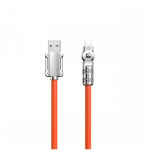 Vinklad kabel USB-A - Lightning 30W 1m rotation 180° Dudao - orange