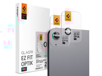 Spigen Glas.Tr Ez Fit Optik Pro, Kameralinsskydd, 9H, Härdat Glas, 2 Styck