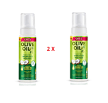ORS Olive Oil Hold & Shine Wrap/Set Mousse 7 oz (207ml) (2 Pack) *UK FREE POST*