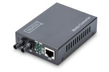 DIGITUS Medienkonverter - Multimode - Fast Ethernet - RJ45 / ST - 1310nm Wellenl