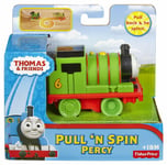 Fisher-Price Thomas and Friends Pull 'n Spin Percy Toy Train, Vehicle & Playset