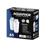 Water filter cartridges AQUAPHOR A5  , fits all A5 filter jugs, 2 pack