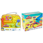 Play-Doh Starter Set & Basic Fun Factory Shape-Making Machine with 2 Non-Toxic Colours