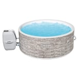 Bestway Lay-Z-Spa Spa Gonflable Vancouver Airjet plus avec Contrôle à Distance pour 3 à 5 Personnes