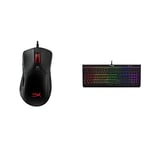 HyperX Pulsefire Raid – Ergonomic – 11-button programmable RGB Gaming Mouse & HyperX Alloy Core RGB Membrane Gaming Keyboard (UK Layout)