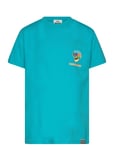 Summer Vibes Thorlino Tee Tops T-shirts Short-sleeved Blue Mads Nørgaard