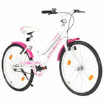Kids Bike 24 inch 24" Pink Blue Children Boys Girls Cycling Bicycle Adjustable
