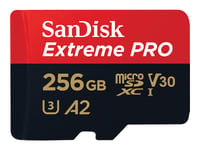 Sandisk Extreme Pro microSDXC 256GB UHS-I U3 A2 V30 (R200 W140 MB/s)