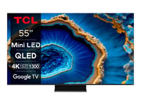 TCL C80 Series 55C809 TV 139,7 cm (55 ) 4K Ultra HD Smart TV Wifi Noir 1300 cd/m² - Neuf