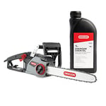 Oregon CS1400 Electric Chainsaw with 16-Inch (40 cm) Guide Bar and Duracut Saw Chain with 1L Chain Oil