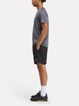 Reebok Mens Training Workout Woven Shorts - Black, Black, Size S, Men