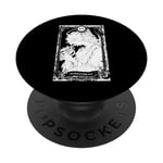 Carte de tarot gothique Anime Angel Dark Witchcraft Witchy PopSockets PopGrip Interchangeable
