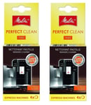 MELITTA PERFECT CLEAN TABLETS ESPRESSO MACHINES COFFEE MACHINE 2 Packs