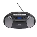Boombox Denver TDC-250 Music Set with DAB + / FM Radio Cassette Player CD Player AUX Input