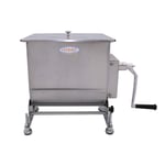 HAKKA 10L/20LB Sausage Mixer Machine Manual Meat Grinder Stainless Steel Sausage Machine Home & Commercial Food Processing Equipment (Mixing Maximum 15LB For Meat)