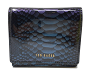 Ted Baker Dottey Snake Skin Mini purse on a chain in Blue New and Boxed