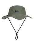 Quiksilver Men's Bushmaster Protection Floppy Visor Bucket Sun Hat, Thyme, XXL UK