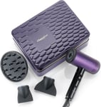 Glamoriser 3 Speed / Heat Purple Lightspeed Compact Diffuser Hair Dryer
