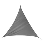Voile d'ombrage triangulaire - HESPERIDE - Quito - Gris - Polyester 160 g/m² - UPF 40
