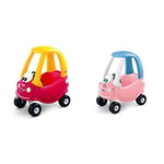 Little Tikes Princess Cozy Coupe Car - Ride-On with Real Working Horn, Clicking & Cozy Coupe Car, Kids RideOn Foot to Floor Slider, Mini Vehicle Push Car with Real Working Horn, Clicking