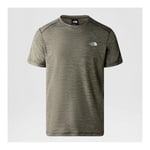 The North Face Mens Lightning S/S Tee (Grön (NEW TAUPE GREEN WHITE HEATHER) Large)