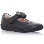 Lelli Kelly Girl's Lexis Leather School Shoes | Black (10 UK, numeric_10)
