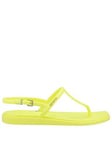 Crocs Miami Thong Flat Sandal - Acidity - Yellow, Yellow, Size 8, Women