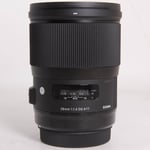 Sigma Used 28mm f/1.4 lens DG HSM Art Canon mount