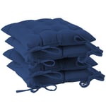 Square Garden Chair Seat Cushions Pack of 4