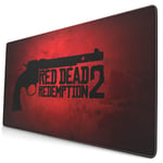 R-ed Dead Redemp-Tion Mouse Pad Rectangle Non-Slip Rubber Gaming/Working Geek Mousepad Comfortable Desk Mousepad Gift 15.8x29.5 in