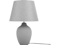 Shumee bordlampe Keramisk grå nattbordslampe FERGUS