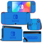 Kit De Autocollants Skin Decal Pour Switch Oled Game Console Full Body Gradient, T1tn-Nsoled-0498