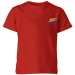 Back To The Future 35 Hill Valley Front Kids' T-Shirt - Red - 3-4 Years - Red