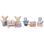 Sylvanian Families Fennec Fox Family & Husky Family