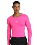 Puma Liga Baselayer Ls Tee à Manches Longues Homme, Fluo Pink, M