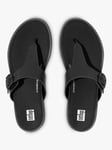 FitFlop Gracie Leather Buckle Detail Flip Flops