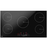 Baridi 90cm Built-In Induction Hob with 5 Cooking Zones, 9300W