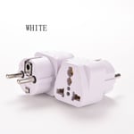 Power Socket Plug Travel Charger Adapter Us Au Uk Ger To Eu White