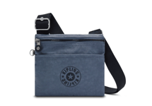 Kipling GIB Small Crossbody Bag With Front Pocket - Blazing Grey C RRP £28.90