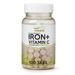 Iron + Vitamin-C - 100 Jerntabletter