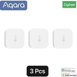 3 pièces-Aqara-Capteur de Température Intelligent, Pression d'Air, Humidité, Environnement Zigbee, Télécomman