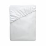 Duérmete Online Housse de Protection réglable pour Matelas imperméable et Respirante, Toucher Doux, Tissu Coton Naturel, Anti-acariens et antibactérien, Blanc, 80 x 190/200 cm