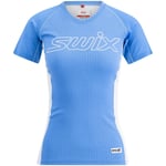 Swix RaceX Light T-skjorte Dame Cloud Blue/Bright White, XS