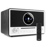 Audizio 102.254 Lucca Internet Radio with DAB+ and CD Player Black