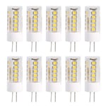 G4 LED-pärlor i keramik 220V Hög belysning Ersättningslampa 33 LED 3W Varmvitt