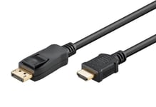Luxorparts Displayport til HDMI-kabel 3 m