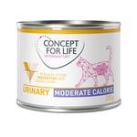Concept for Life Veterinary Diet Urinary Moderate Calorie Chicken - 6 x 200 g
